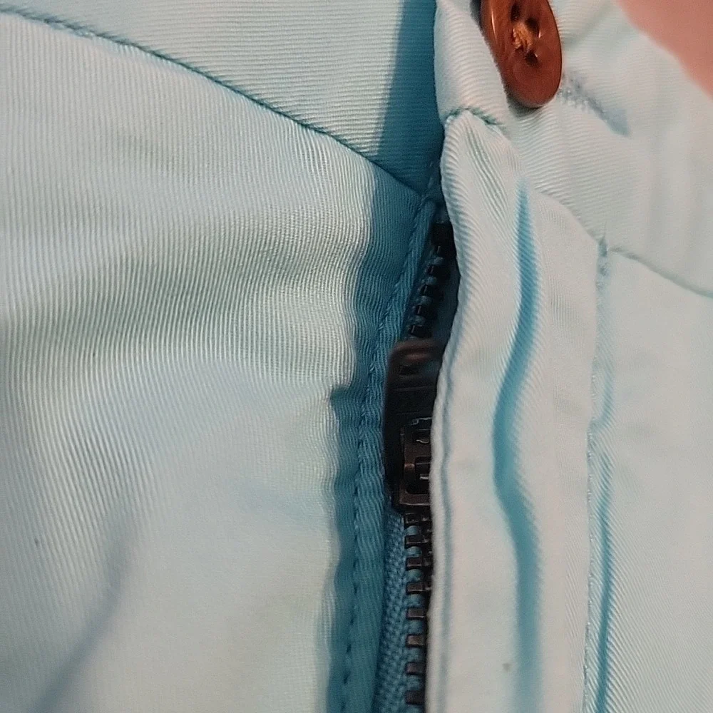 Polo Ralph Lauren Pants Mens 33X27.5 Aqa Blue Chino Cotton Straight‎ Leg Classic